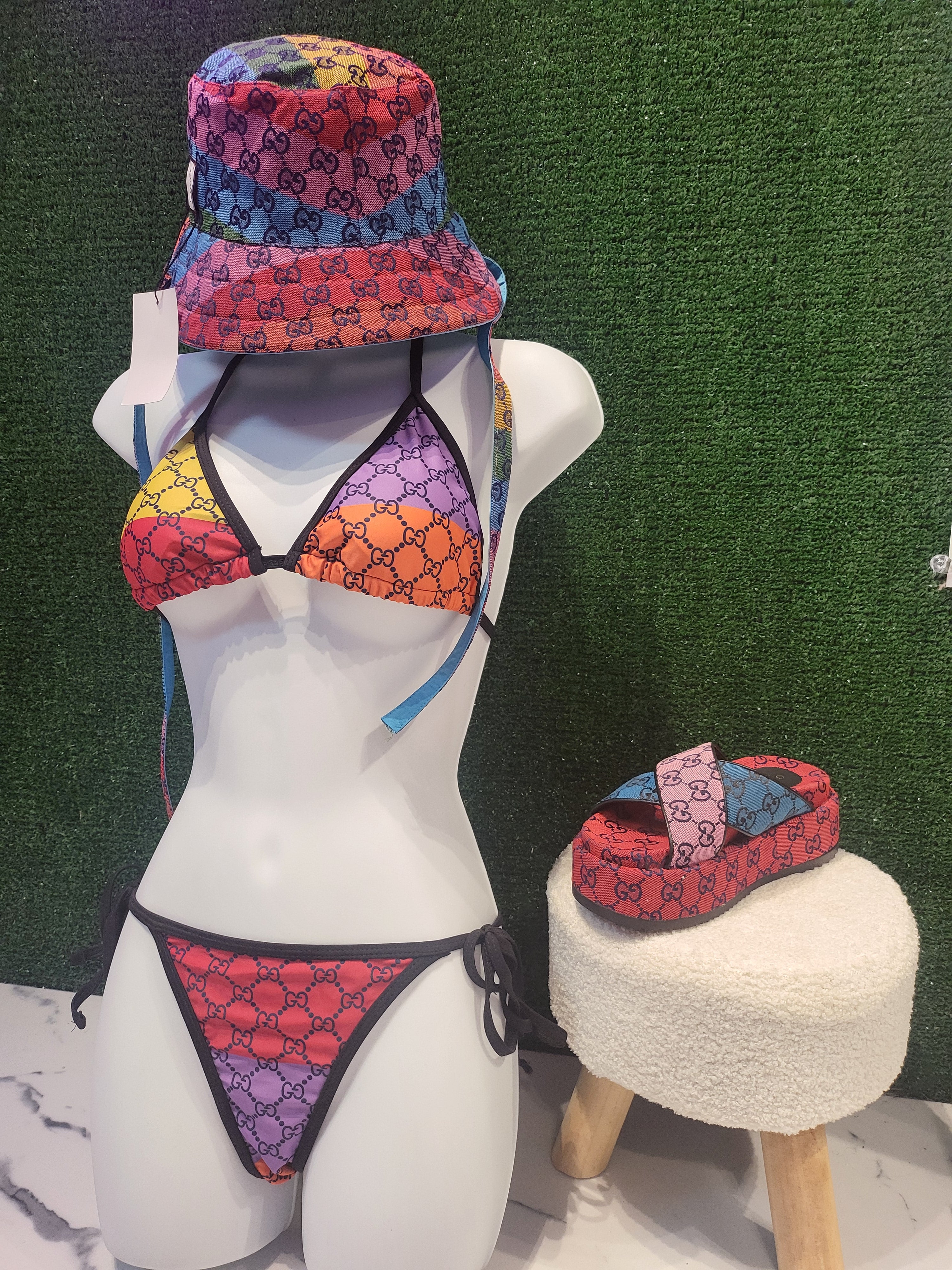 Designer Bikini 3-piece Set