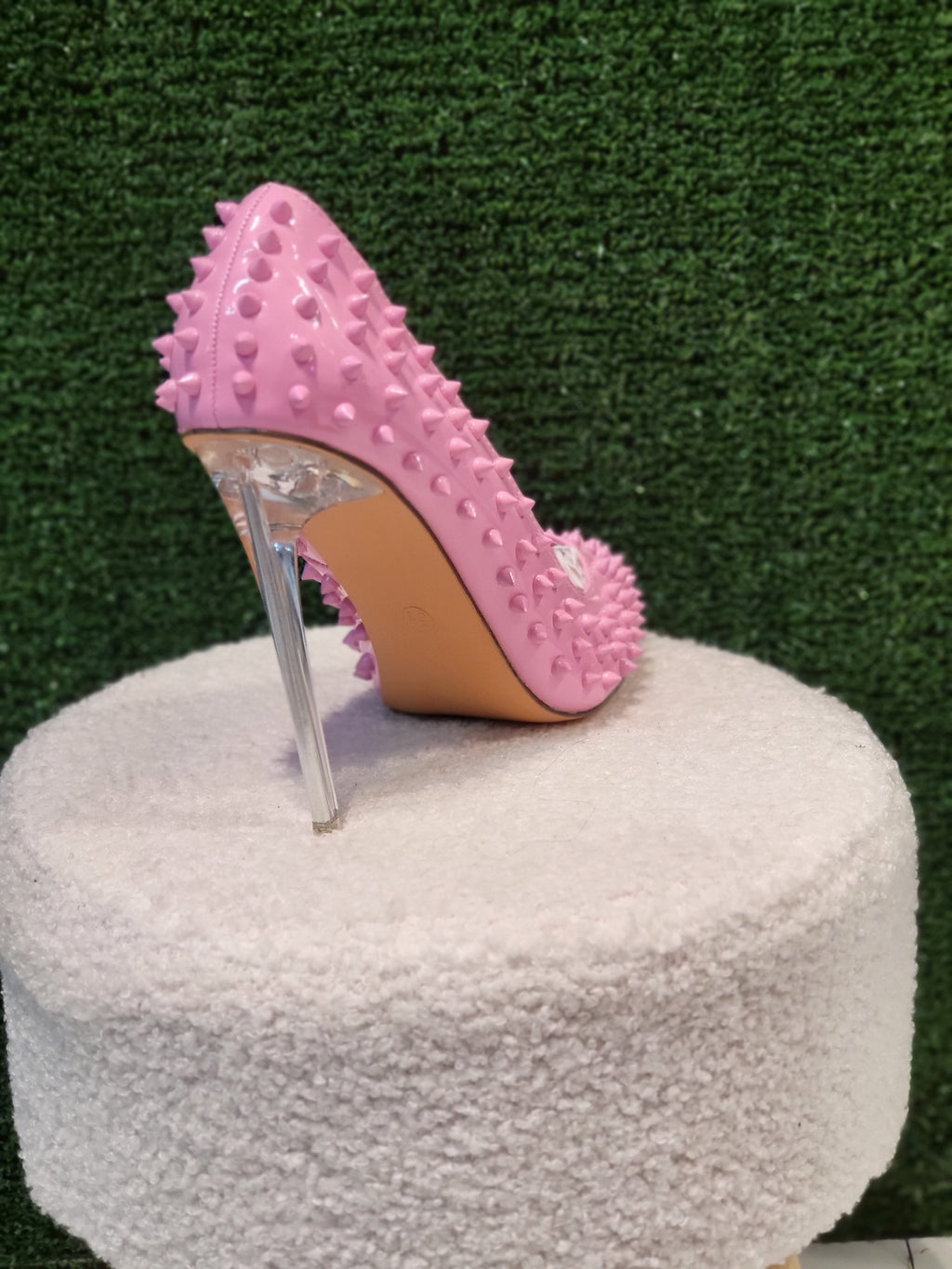 Spike Pink Pumps