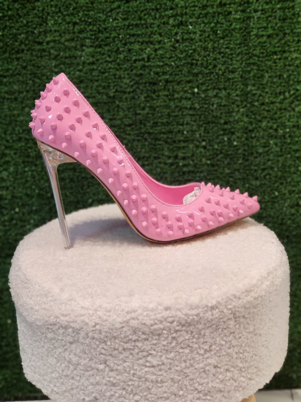 Spike Pink Pumps