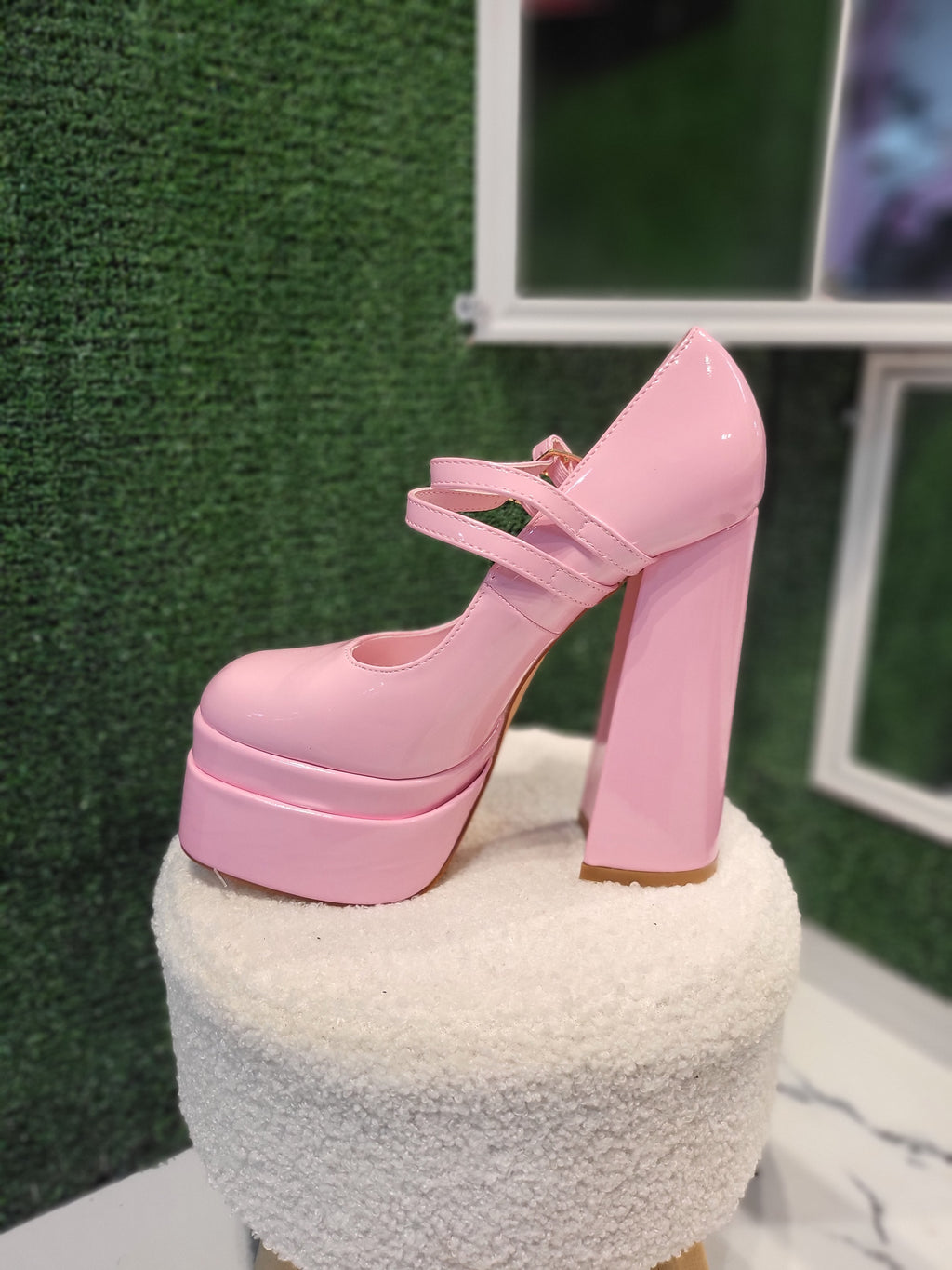 Pink Doll Baby Platform Heels