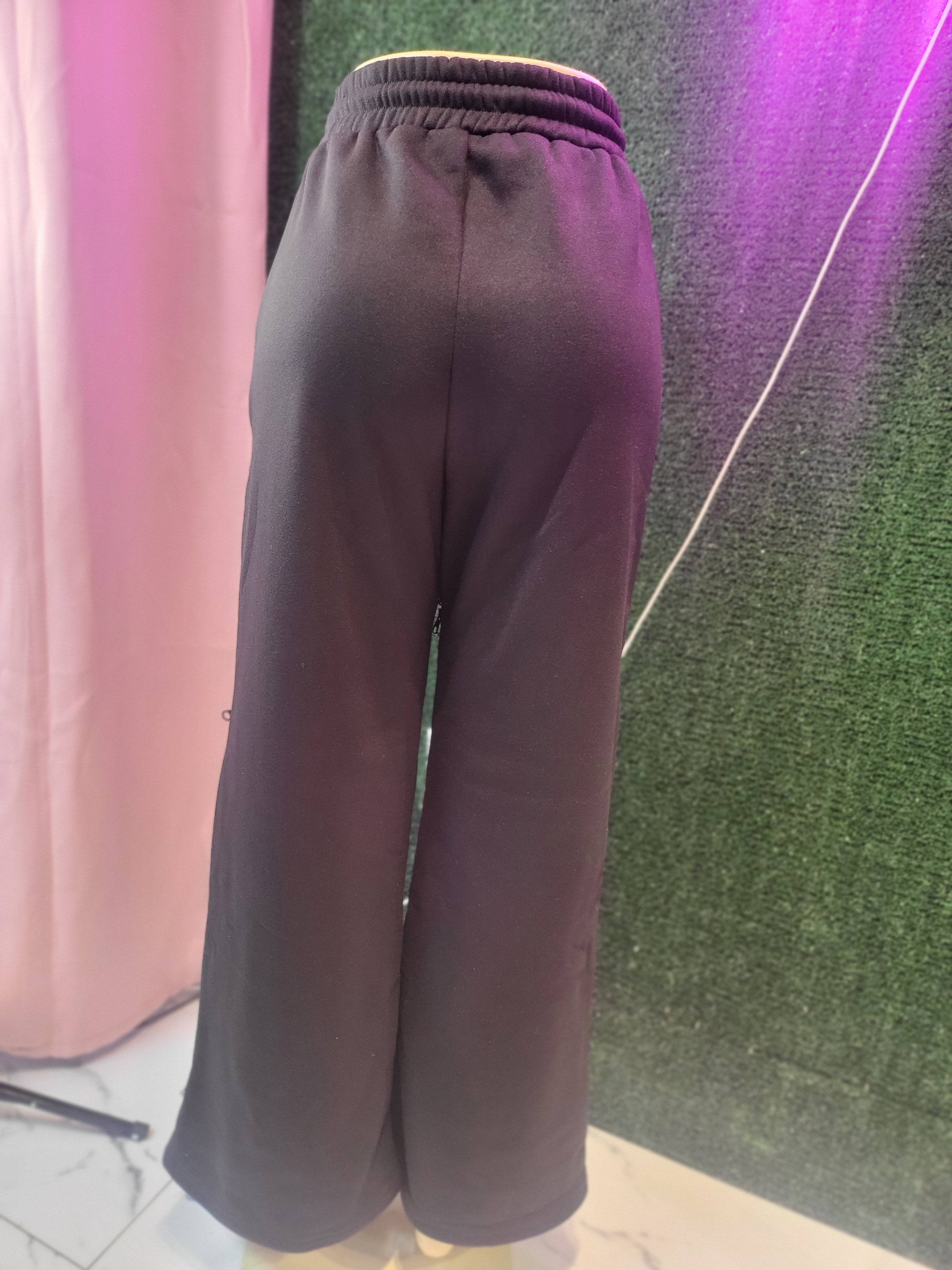 Zipper Wide leg Sweatpants