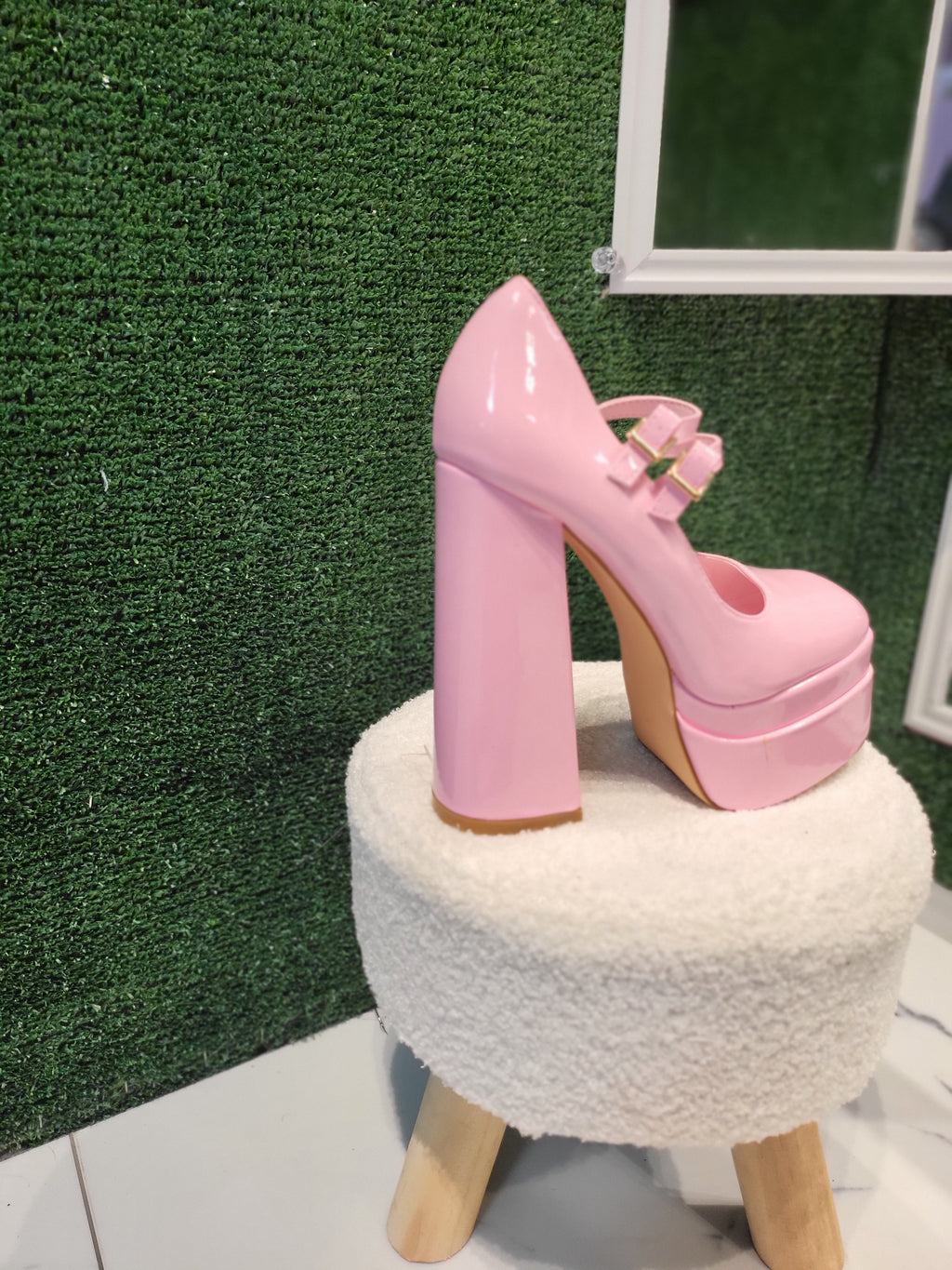 Pink Doll Baby Platform Heels